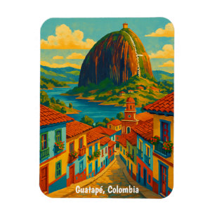 Ímã Colorido Guatape El Penol Rocha Colômbia