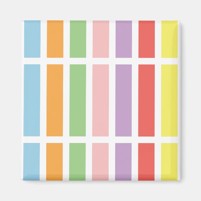 Imã Colorido Matizes Pastel (Frente)