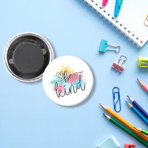 Imã Colorido Seja gentil - Coloração