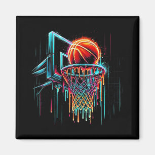Imã Colorir Basquete Colorido Colorir Coluna Lâmpada C