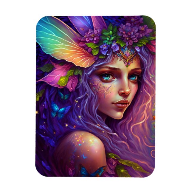 Ímã Colorir Fada Fantasy Art Magnet (Vertical)