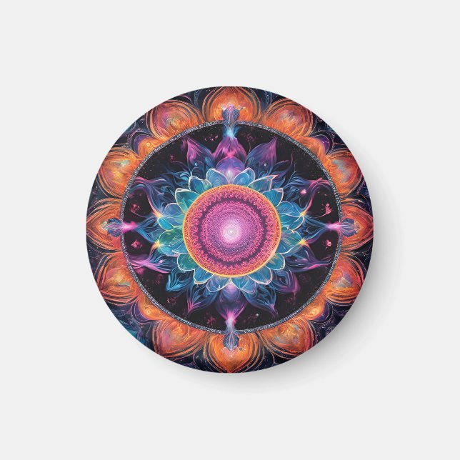 Imã Colorir Mandala (Frente)