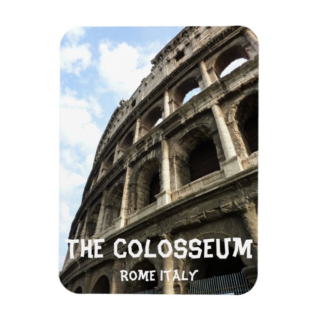 Ímã Colosseum Roma Itália (Vertical)