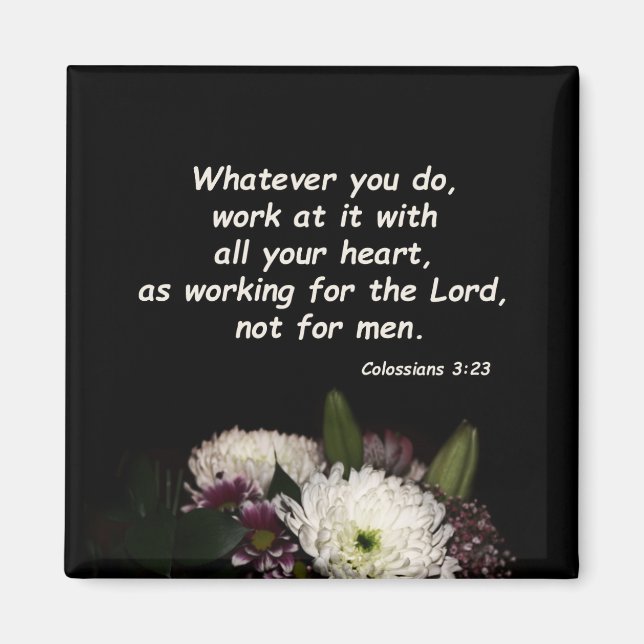 Imã Colossianos 3:23 (Frente)