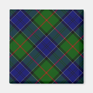Imã Colquhoun tartan xadrez verde azul