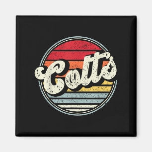 Imã Colts Name Vintage Retro Gift Men Boy Girl