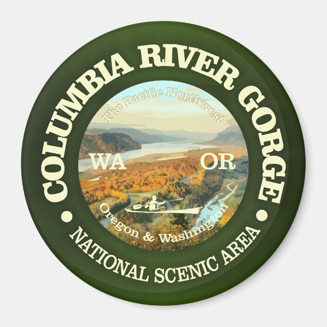 Imã Columbia River Gorge NSA (Frente)