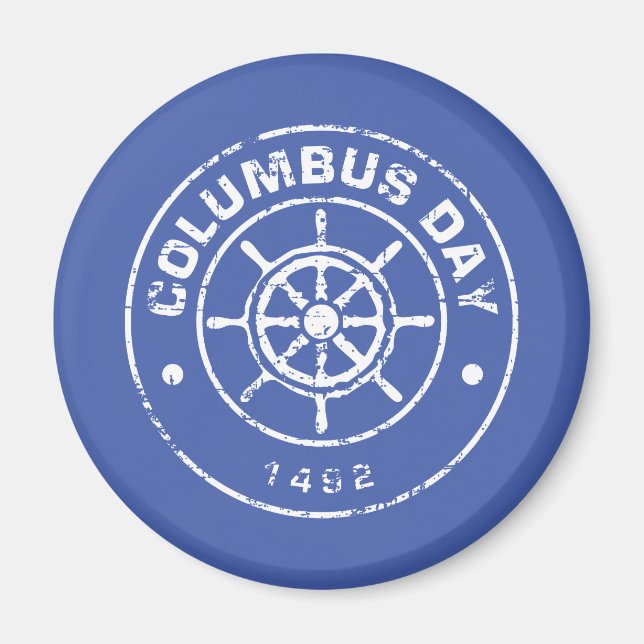 Imã Columbus Day S (Frente)