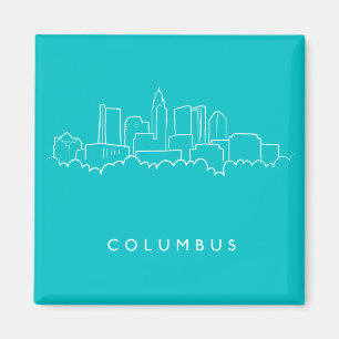 Imã Columbus, Ohio Skyline