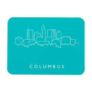 Ímã Columbus, Ohio Skyline