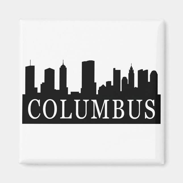 Imã Columbus Skyline (Frente)