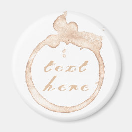 Imã Coluna café castanha e branca