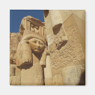 Imã Coluna de Hathor - templo da rainha Hatshepsut,