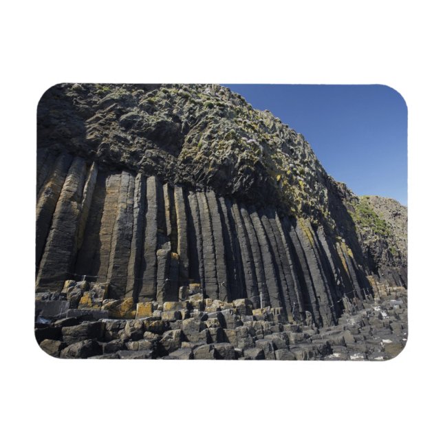 Ímã Colunas Basalt por Caverna de Fingal, Staffa, desl (Horizontal)