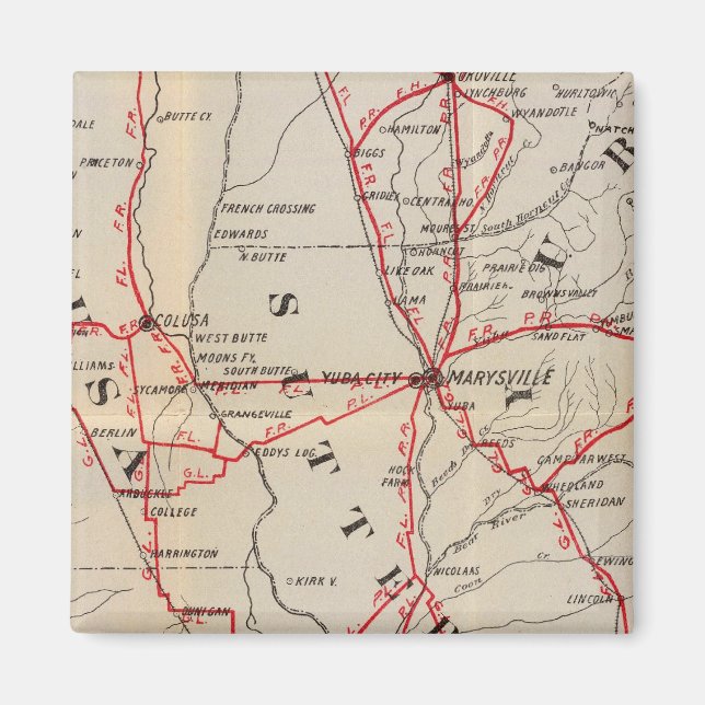 Imã Colusa, Yolo, Napa, Butte, Yuba, Sutter, Solano (Frente)