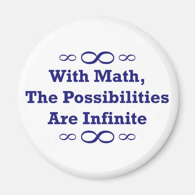 Imã Com A Matemática, As Possibilidades São Infinitas (Frente)