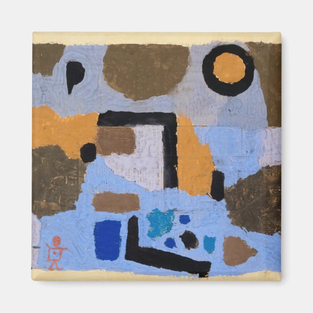 Imã Com as duas perdidas (1938) pintura Paul Klee (Frente)