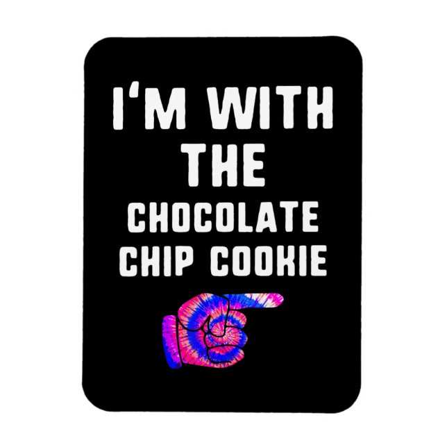 Ímã Com Chocolate Chip Cookie Tie Dye Halloween (Vertical)