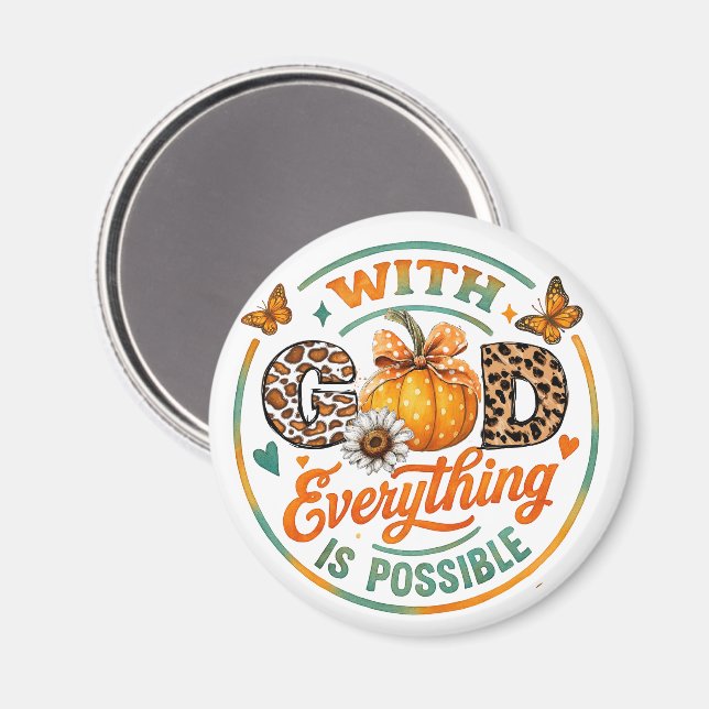 Imã Com Deus Tudo É Possível (Front/Back)