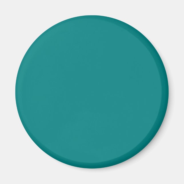 Imã Com Nada Nele, Exceto Cor - Verde Azul (Frente)
