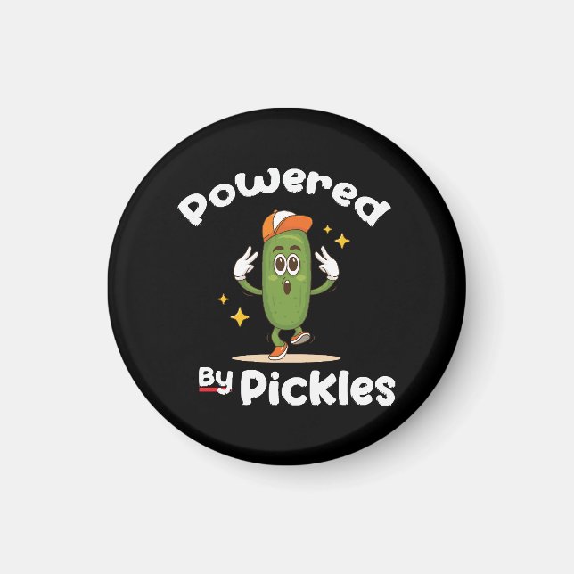 Imã Com Poder de Picles Comida Picles Engraçado (Frente)