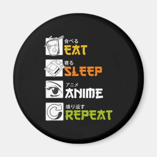 Imã Coma anime adormecido Repetir presente Ideia Cospl