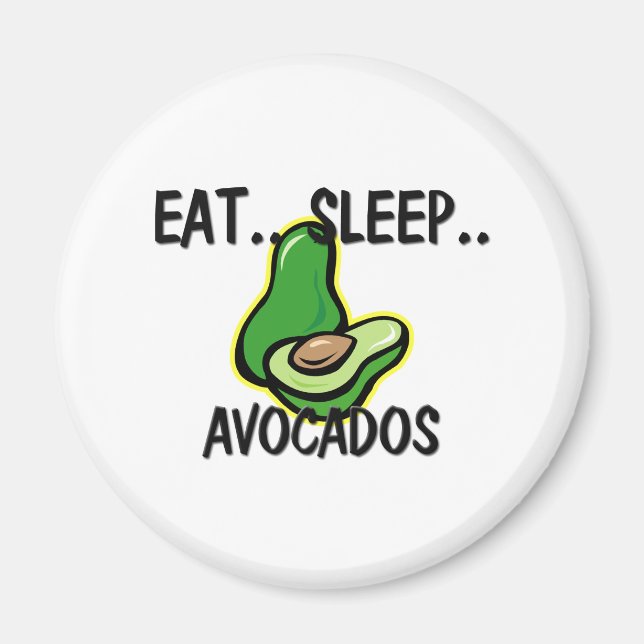 Imã Coma AVOCADOS para dormir (Frente)