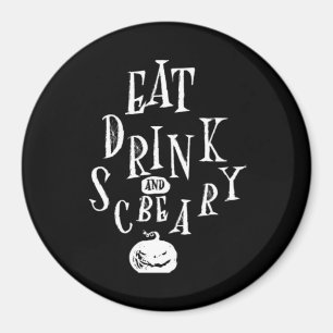 Imã Coma, Beba E Seja Assustador No Halloween Engraçad