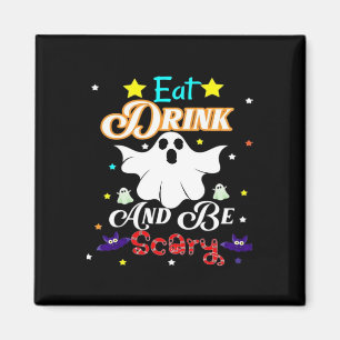 Imã Coma Bebida E Seja Assustador Feliz Dia das Bruxas