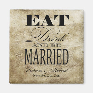 Imã Coma Bebida e seja casado - Salve a data