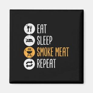 Imã Coma Carne com grelhador do sono Repetir Churrasco