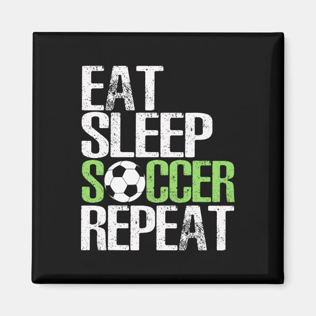 Imã Coma Dormir Futebol Repetir Presente Legal Esporte (Frente)