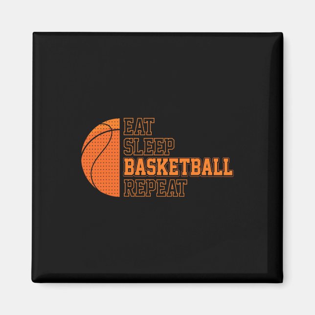 Imã Coma. Durma. Basquete. Repita. Jogador de Basquete (Frente)