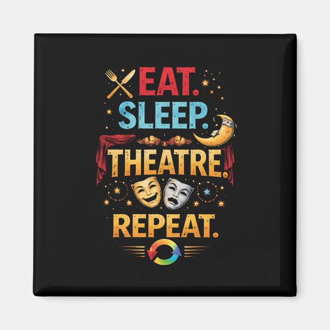 Imã Coma, Durma, Teatro, Repita (Frente)