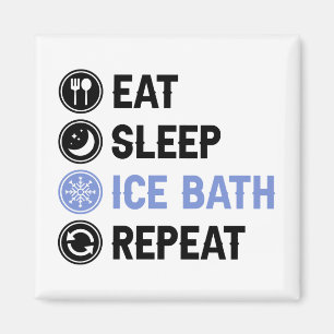 Imã Coma Gelo Do Sono Bath Wim Seu Chá Frio Iceman