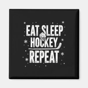 Imã Coma Hockey com Sono Repete Feriado Engraçado Espo