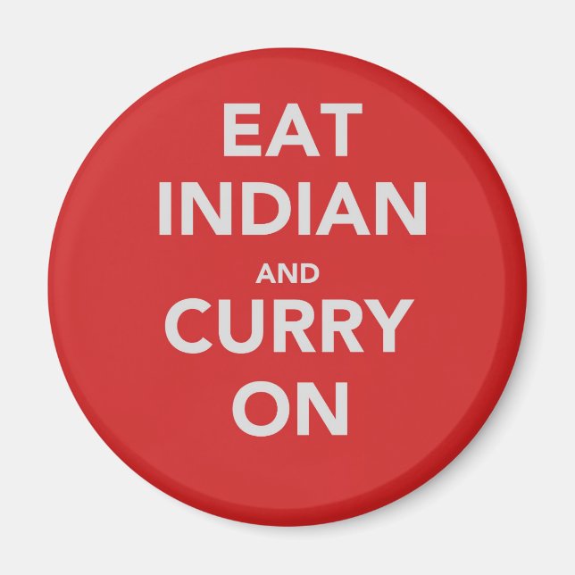 Imã Coma indiano e curry em (Frente)