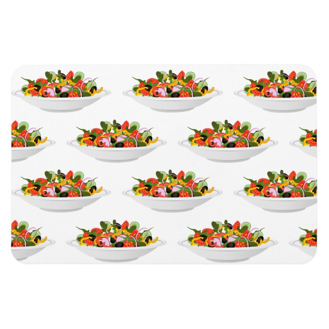 Ímã Coma mais plantas com cartazes de motivação de sal (Horizontal)