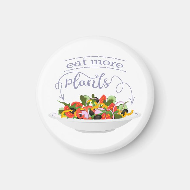 Imã Coma mais plantas com cartazes de motivação de sal (Frente)