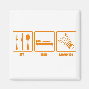 Imã Coma o Badminton do sono