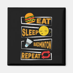 Imã Coma o Badminton do Sono Repetir _ Brincadeira Jog