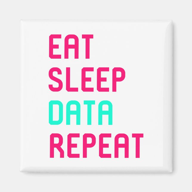 Imã Coma o Geek de Ciência da Matemática de Dados do S (Frente)