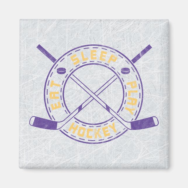 Imã Coma o Hockey da Brincadeira do Sono (Frente)