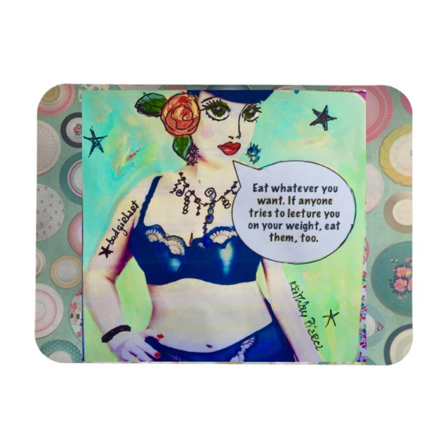 Ímã Coma o que quiser. (Horizontal)