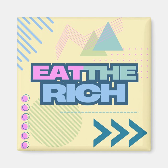 Imã Coma o Rich 90s Vibe Magnet (Frente)