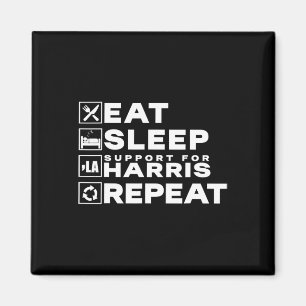 Imã Coma o Suporte ao Sono Harris Repeat Kamala Harris