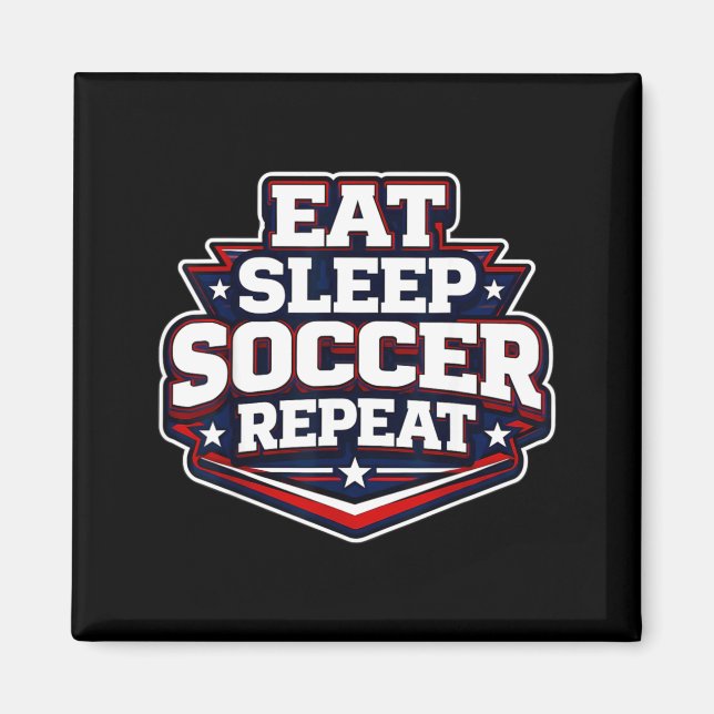 Imã Coma Sonho Futebol Repita Fofinho Jogador de Futeb (Frente)