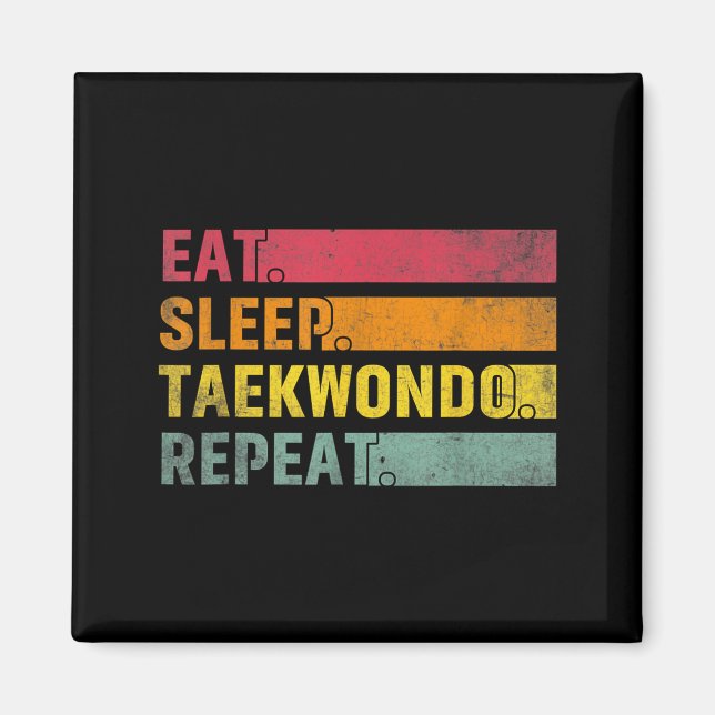 Imã Coma Sonho Taekwondo Repita - TKD Artes Marciais (Frente)