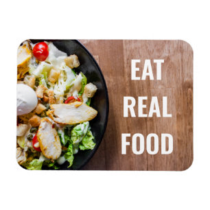 Ímã Coma um Inspirador Comida Real