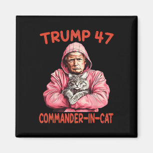 Imã Comandante De Trump Em Gato Engraçado E Trump